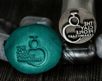 Custom Logo Stamp for Clay Ceramic Pottery Soap Artists Clay