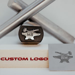 Blacksmith Touchmark Custom Logo Design Metal Knife Stamp Steel Stamping Punch