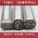 Metal Stamps Custom Logo for Press Design Gift for Him Her Jewelry Stamping Punch Stamp Customized Blacksmith Hot Mark Steel Tools Dies 