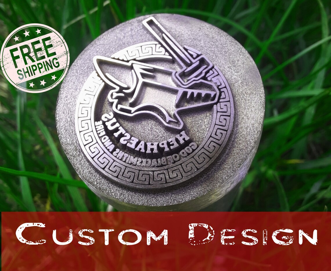 Blacksmith Metal Stamp for Knife Blades Steel Custom Logo Etsy