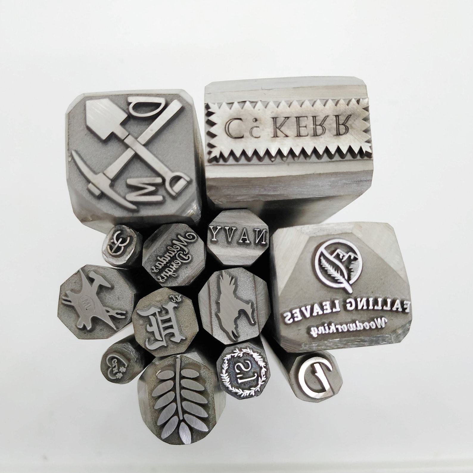 Metal Stamps Custom Logo for Press Design Gift for Him Her Etsy Australia