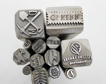 Custom Metal Stamps Logo Design Jewelry Stamping Punch Stamp Customized Blacksmith Hot Mark Steel Tools Dies