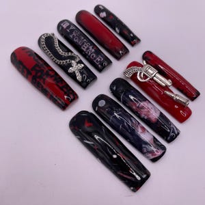 MCR black parade  Inspired press on nails