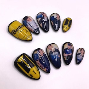 Kpop Butter design press on nails
