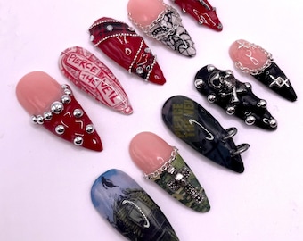 PTV Inspired press on nails