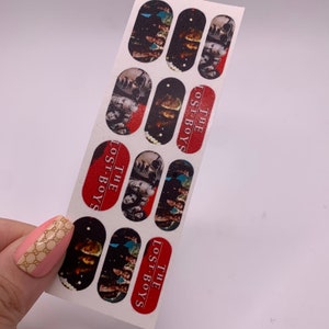 Lost Boys  inspired design water nail decal sheet