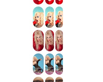 Katya design water nail decals