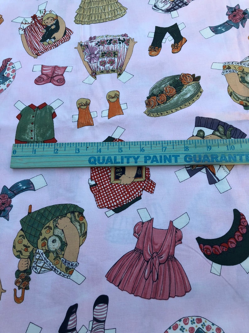 Windham Fabric 1 yd Paper Doll Series OOP 28117 Paper Etsy