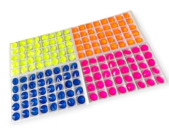 Neon Rivoli Crystals: 12mm 8mm K9 Glass Beads for Jewelry Making, colorful 12mm rivoli crystals, bright pink rivolis, point back rivoli