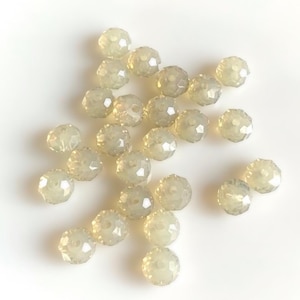 Swarovski-kristal 6 mm briolettekralen Artikel #5040 (kies je kleur) * aquamarijn 6 mm 5040, tanzaniet 6 mm rondelkristallen, indischroze