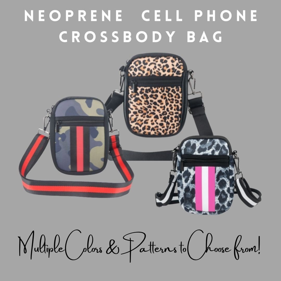 Buy Neoprene Cell Phone Crossbody Bag: Waterproof Travel Pouch Online in  India