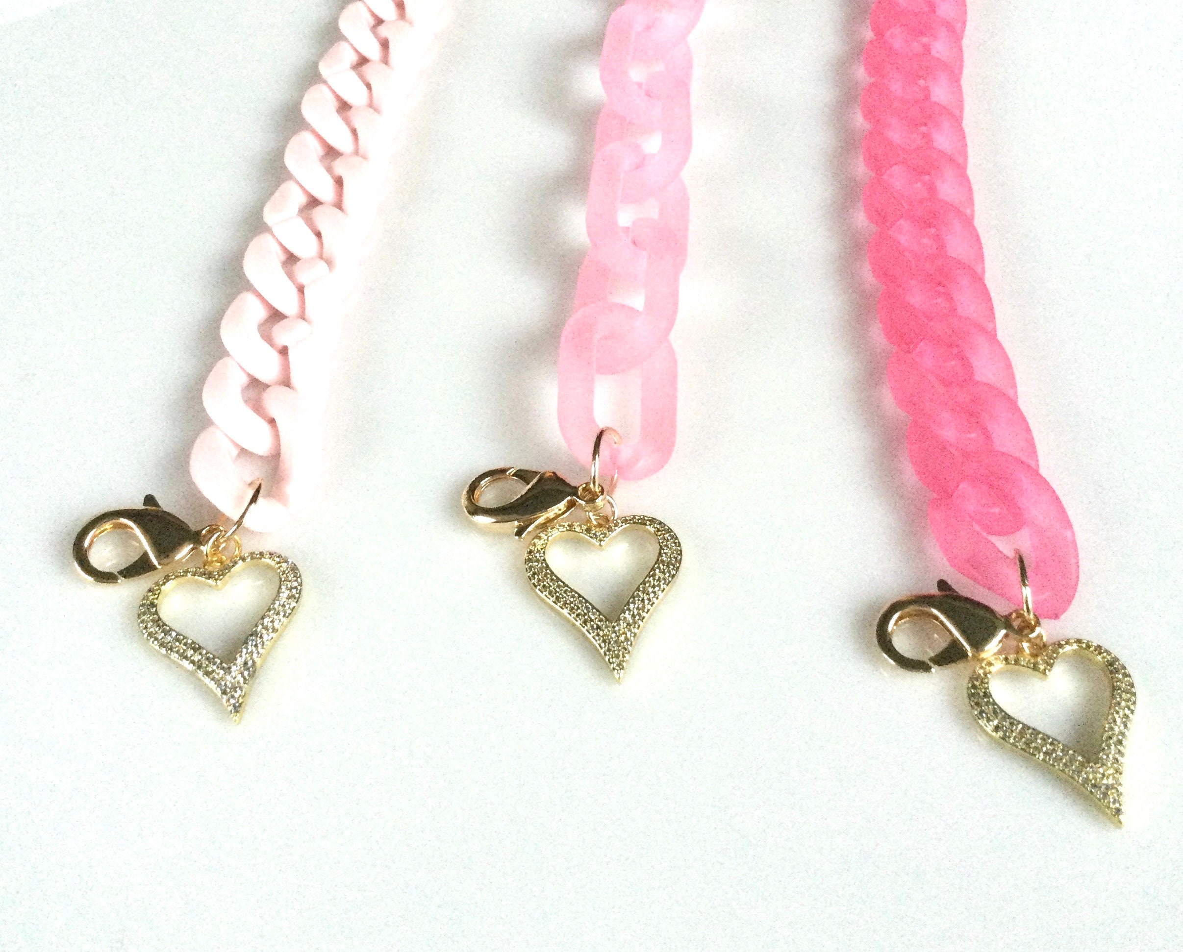 Power of Pink Sunglass Chain pink sunnies chain pink frame Etsy