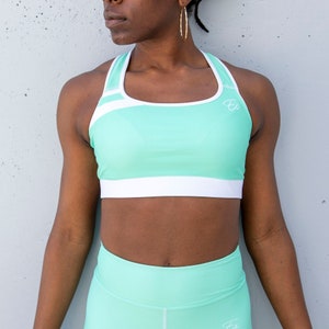 Mint  Sports Bra | Yoga Bra | Women&#39;s Fitness Tops | Gymwear