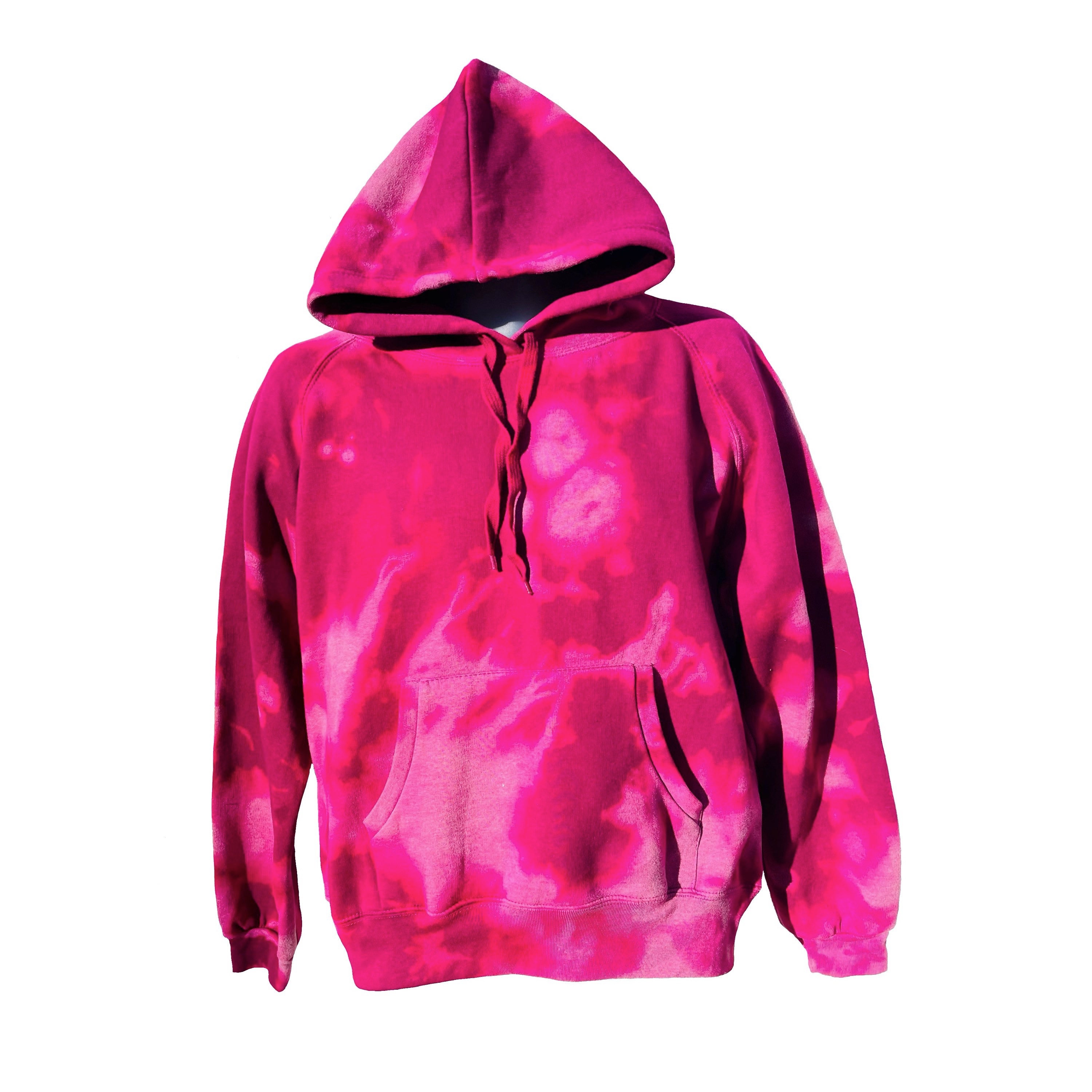 bleach dye hoodie