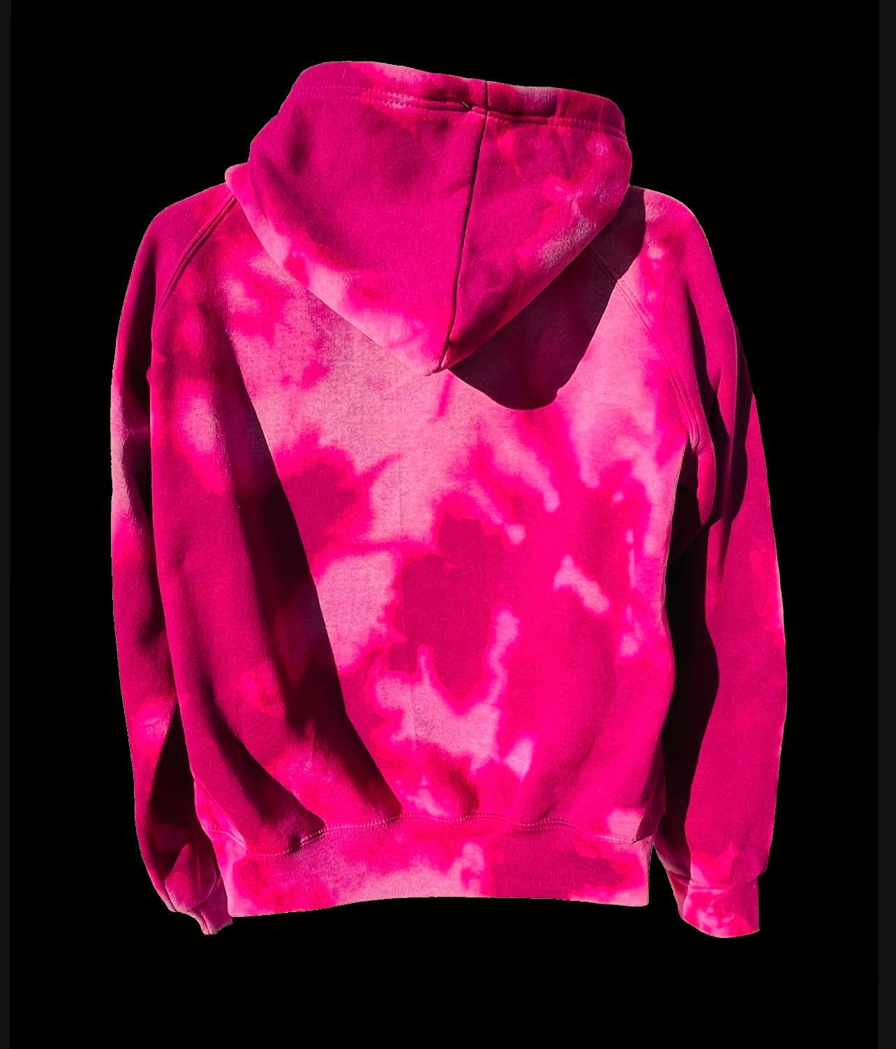 bleach dye hoodie