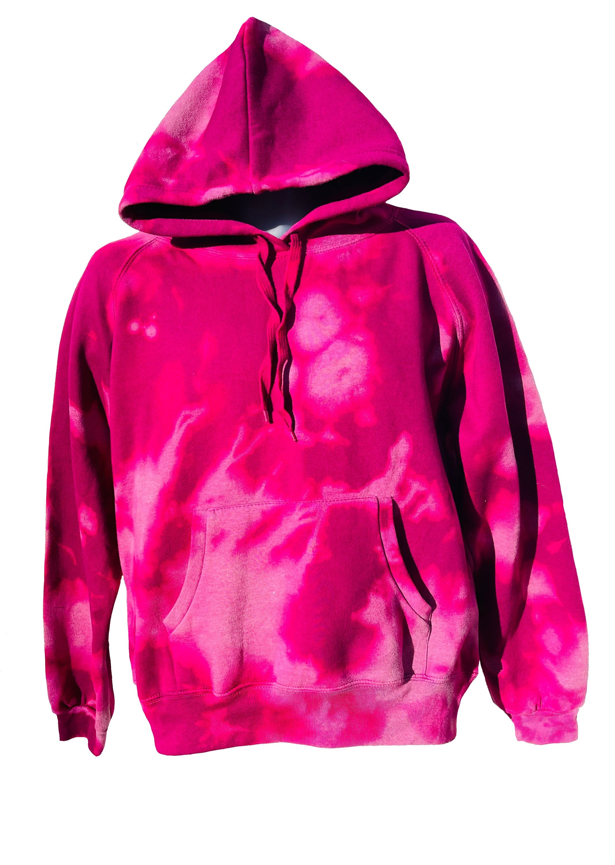 bleach dye hoodie