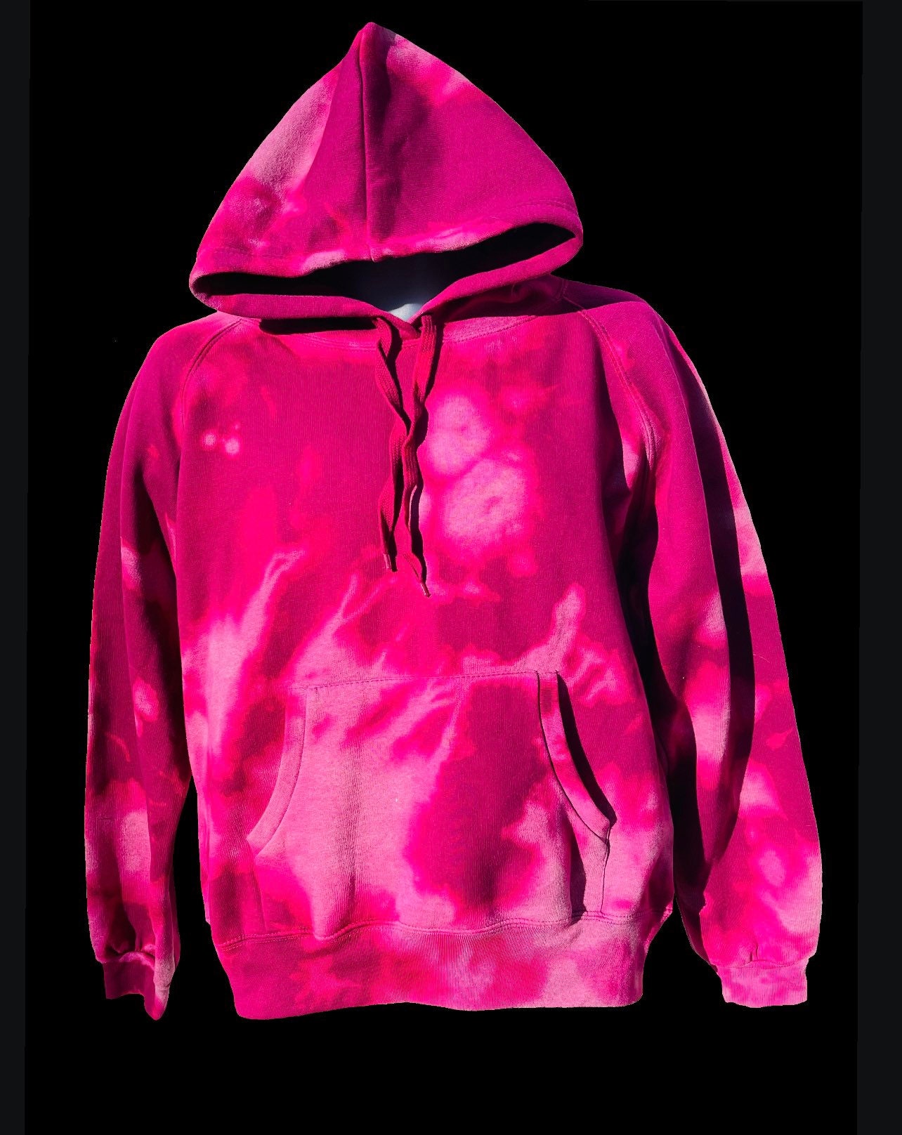 bleach dye hoodie