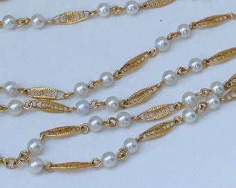 Trifari Pearl Choker - Etsy