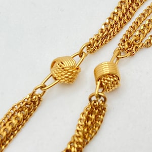 1960s MONET Multistrand Curb Link Chain