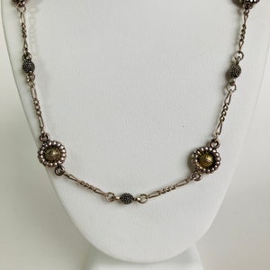 NAPIER Sunflower Necklace - Sunflower chain - 30 inch chain image 3