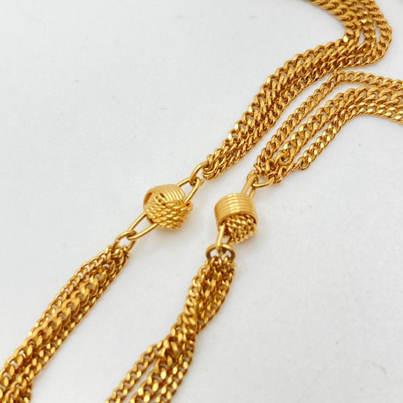 1960s MONET Multistrand Curb Link Chain