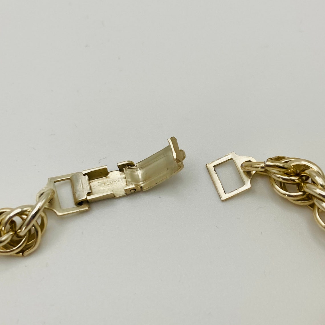 GERMANY Gold Tone Rope Chain Chunky Chain Vintage Germany Etsy