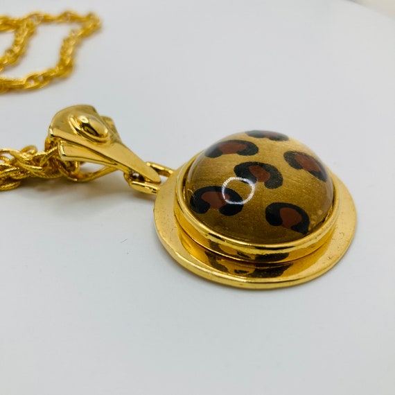 Large Leopard Print Pendant - Huge Leopard Print … - image 7