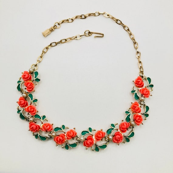 Rose Necklace -  Flower Necklace - image 3