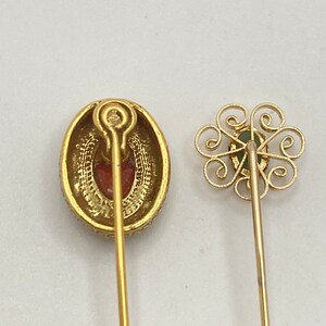 Vintage Stick Pin - Napoleon Coin - Cameo zdjęcie 2