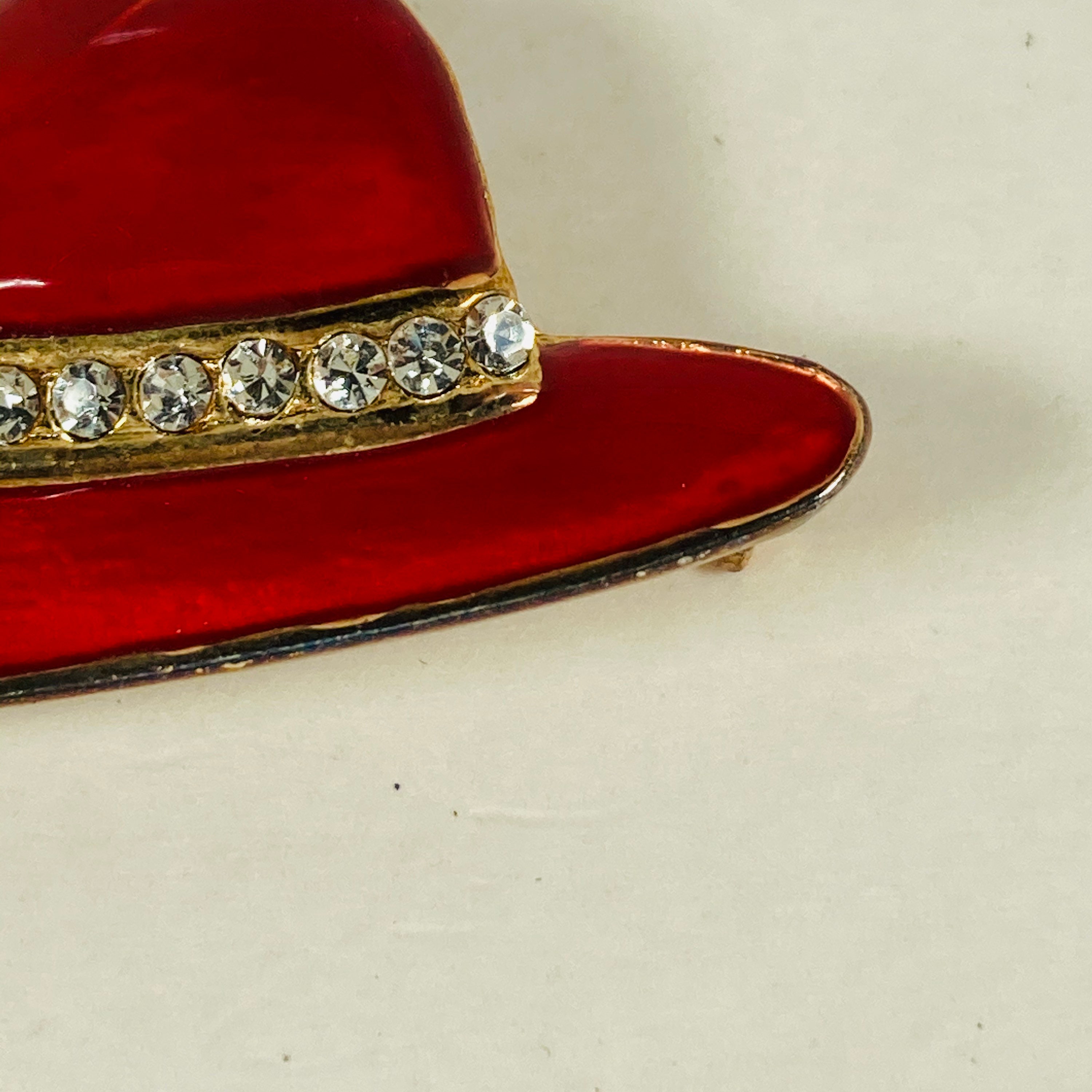Red Hat Brooch red hat pin Red Hat Society | Etsy