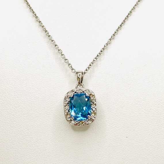 AVON Aquamarine necklace - image 3