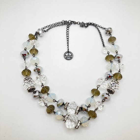 TRIFARI Chunky Bead Necklace - multistrand neckla… - image 4