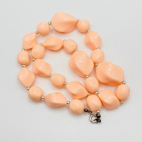 Pink Plastic Necklace - image 4