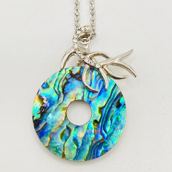 Irregular Trapezoid Beads Abalone Shell Necklace - Tai Chung Jewellery