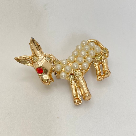 Pearly Donkey Pin - image 3