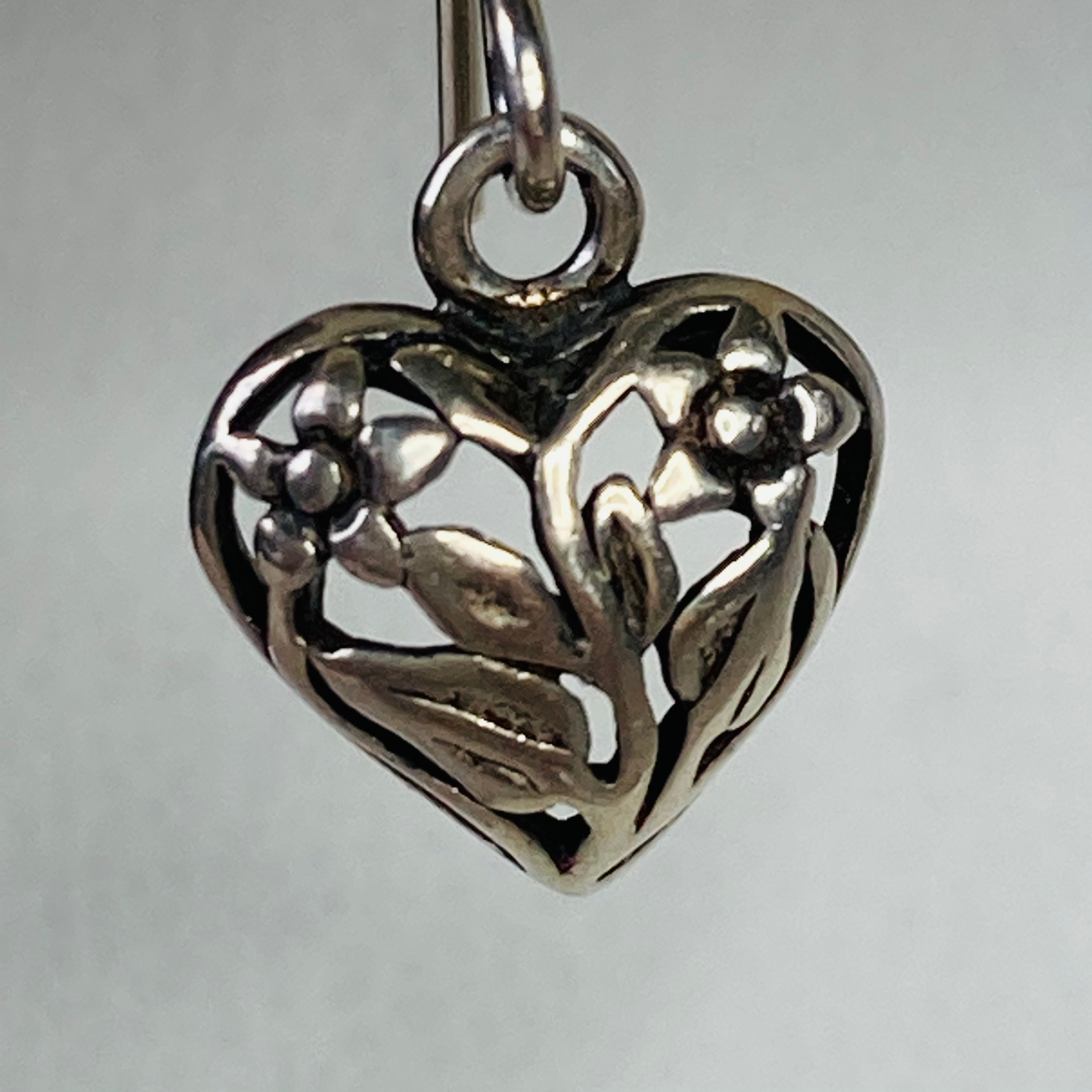 JEZLAINE Sterling Silver Heart Earrings - 925 Jez Earrings