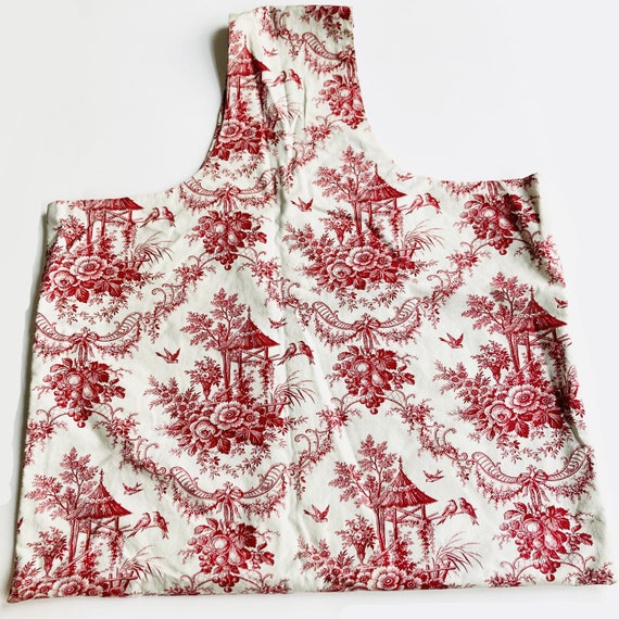 Vintage Market Bag - Handmade Market Bag - vintag… - image 5