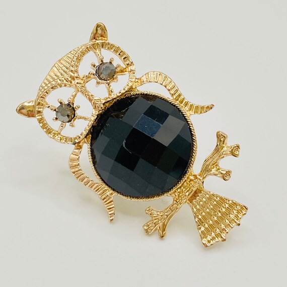 Huge Owl Statement Ring - extra large Owl Ring - … - image 2