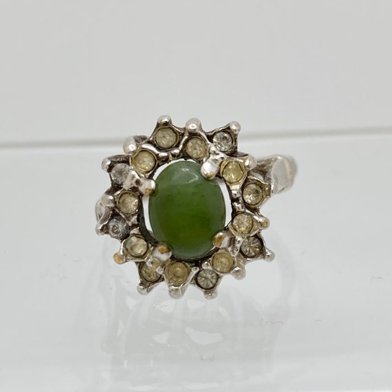 UNCAS Jade Ring - Size 7.5 vintage ring - image 1