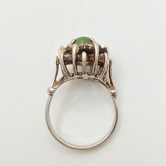 UNCAS Jade Ring - Size 7.5 vintage ring - image 6