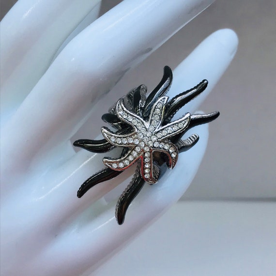 Size 7 Starfish ring -  sea anemone ring - ocean … - image 5