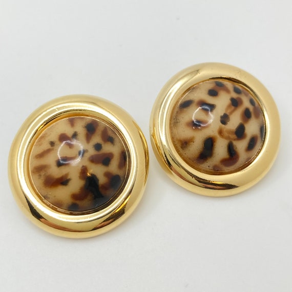 Leopard Print Earrings - Cheetah Earrings - Jagua… - image 1