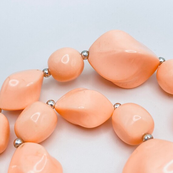 Pink Plastic Necklace - image 8