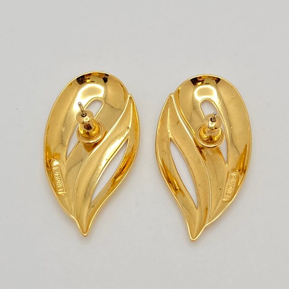 Boucles D'oreilles Dormeuses Monet Style Vintage – Mordorées, Superbes Et Neuves