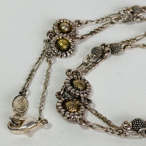 NAPIER Sunflower Necklace - Sunflower chain - 30 inch chain image 6