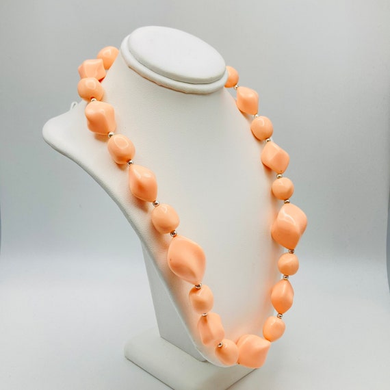 Pink Plastic Necklace - image 2