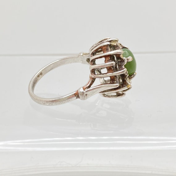 UNCAS Jade Ring - Size 7.5 vintage ring - image 5