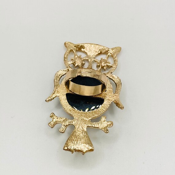 Huge Owl Statement Ring - extra large Owl Ring - … - image 9