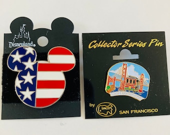American Cities lapel pin - tie tac -  San Francisco - Indianapolis - Chicago - New Orleans - Atlanta
