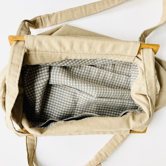 Vintage Tote Bag - Handmade Tote Bag - vintage fa… - image 4